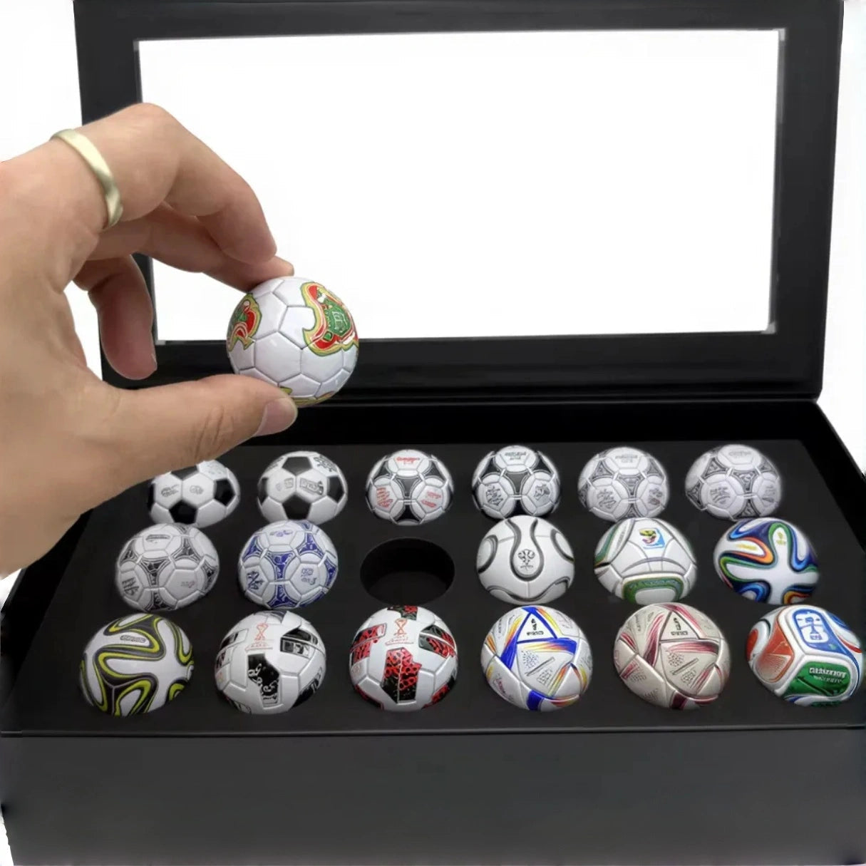 ๐ Handcrafted Mini Soccer Ball Collection (1970โ2026) โ 2026 World Cup Sale๐ฅ Up to 50% OFF!