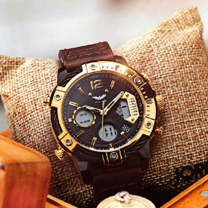 📢Hot Sale 60% OFF🔥Multifunctional Dual Display 3ATM Waterproof Men's Quartz Sports Watch