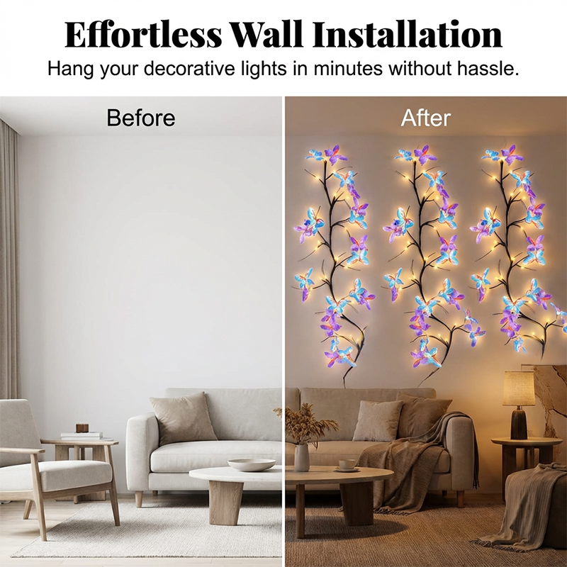 🥳2026 HOT SALE🥳💞50K+ SOLD!🦋Romantic Butterfly Vine LED Lights